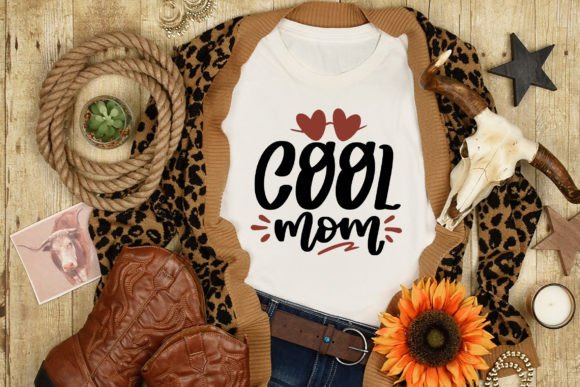 Cool Mom SVG Cut File Mother s Day SVG Graphics and Crafts