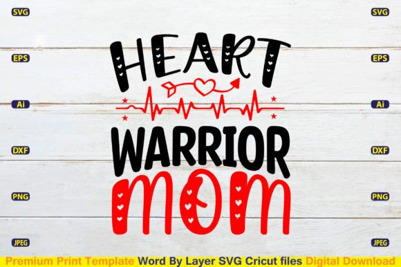 Heart Warrior Mom Svg Cut File Graphics And Crafts Review