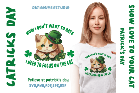 St. Patrick s Day Cat Mom SVG Graphics and Crafts Review